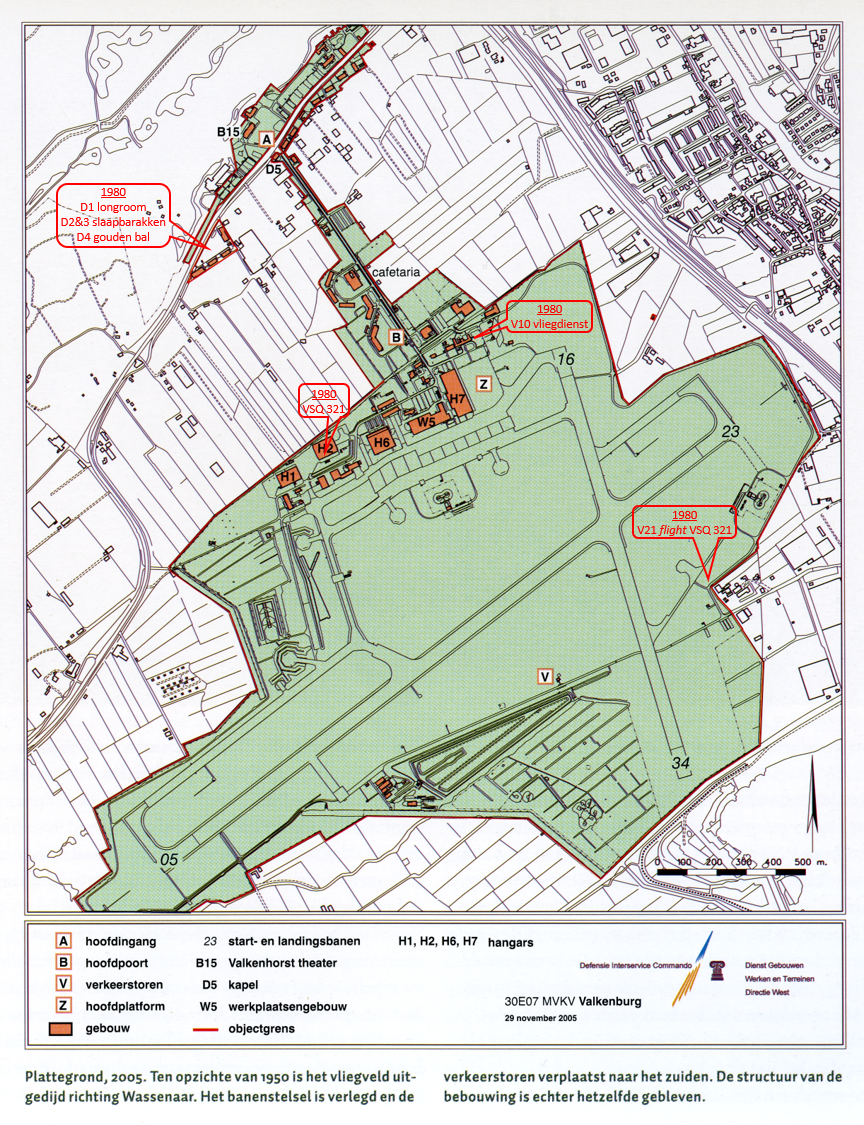 Plattegrond van MVKV 2005