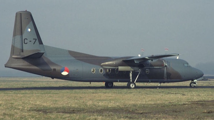 Fokker F-27 Troopship van Koninklijke Luchtmacht