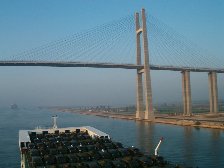 ISF Deployment passage Suez-kanaal