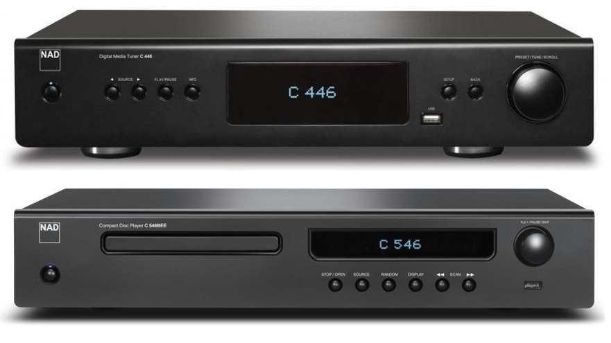 NAD C 446 digitale media-speler en NAD C 546BEE CD-speler