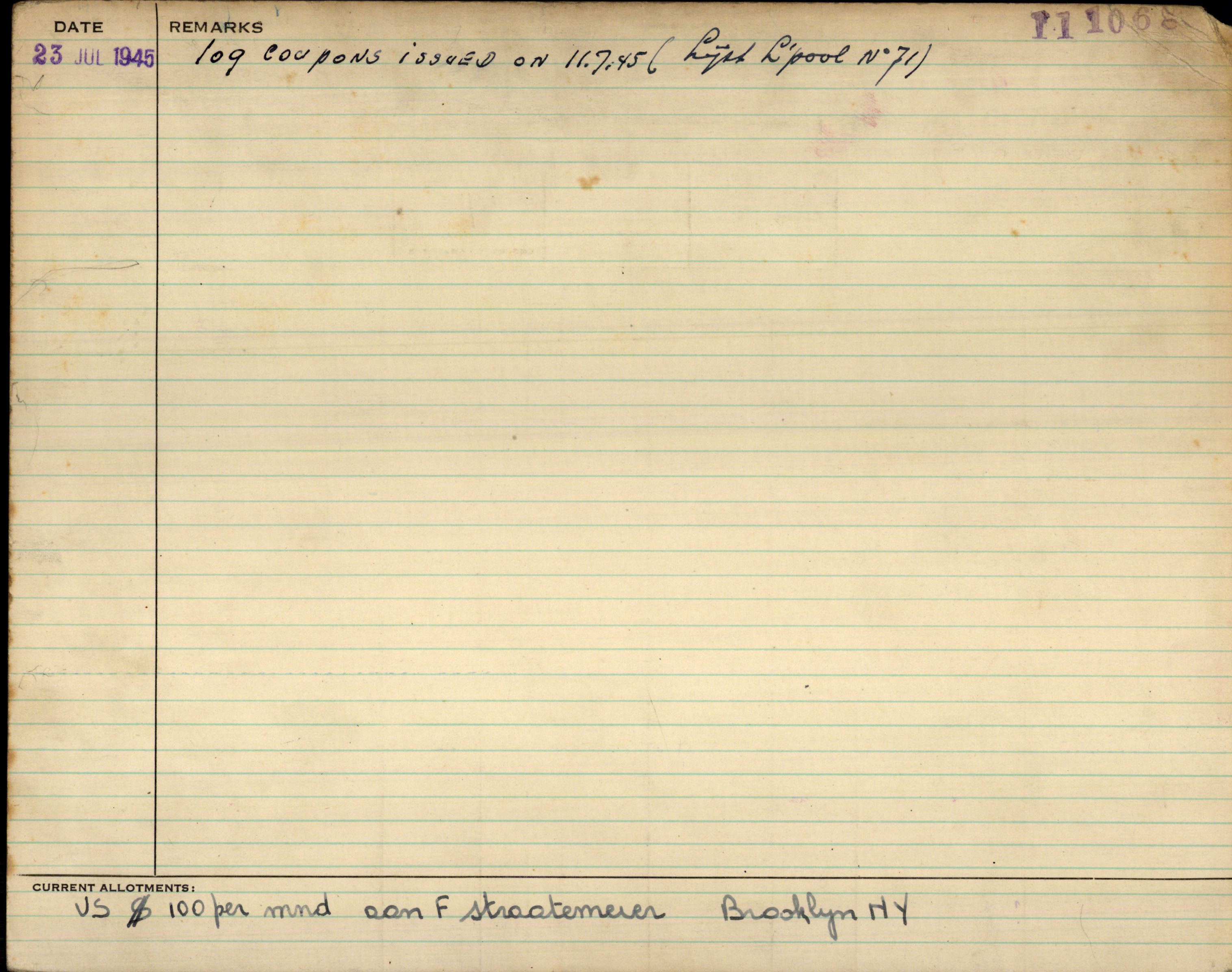 Vaarplicht: Koopvaardij Persoonskaart G.J. Barendse_2